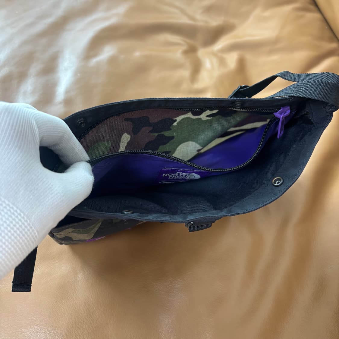 팔라스x노스페이스 퍼플라벨 나나미카 코듀라 카모 샤코슈 크로스백 가방 상품이미지7