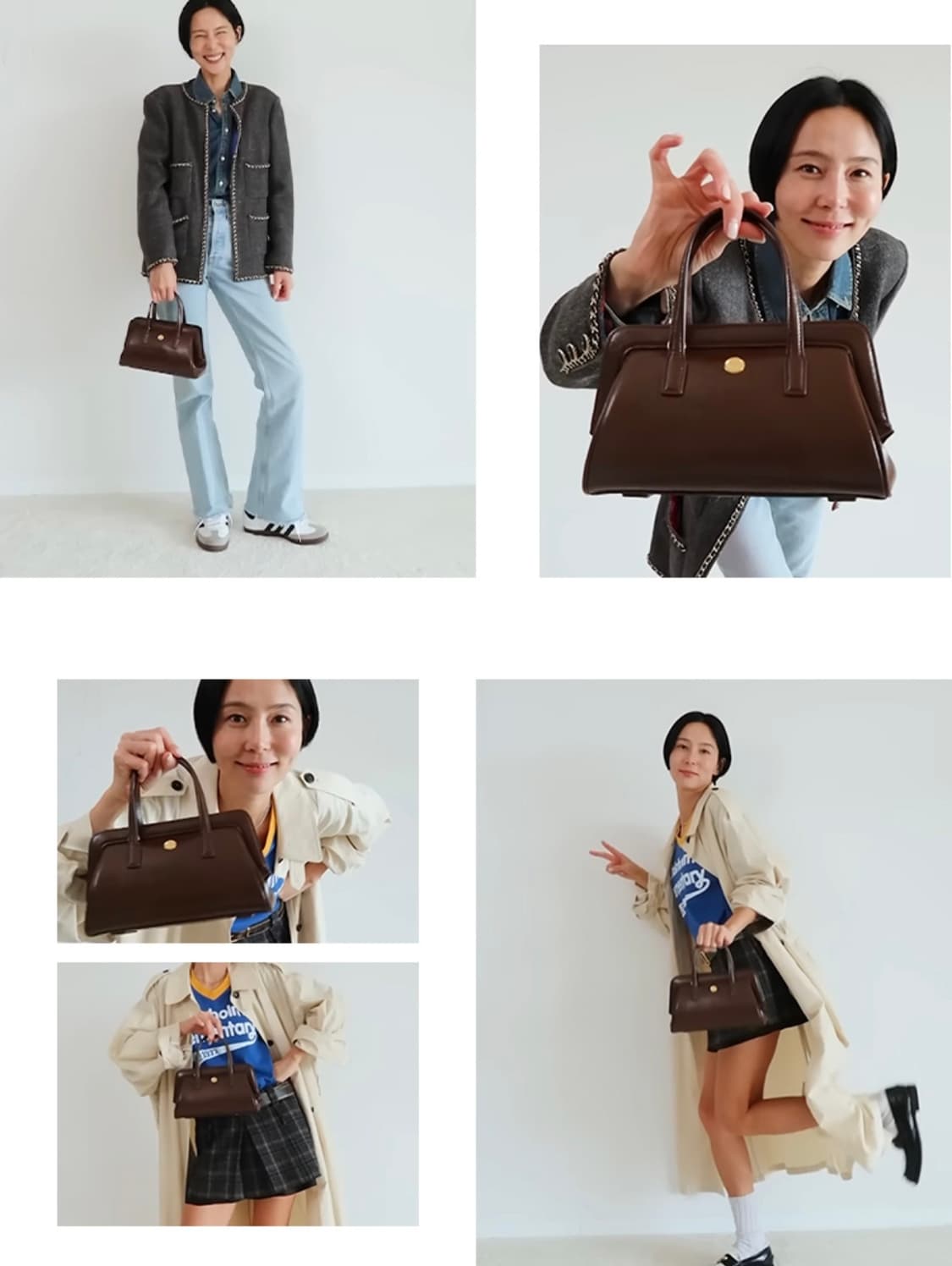 르메메 삭쁘띠자뎅 Sac Petit Jardin 모카컬러 상품이미지9