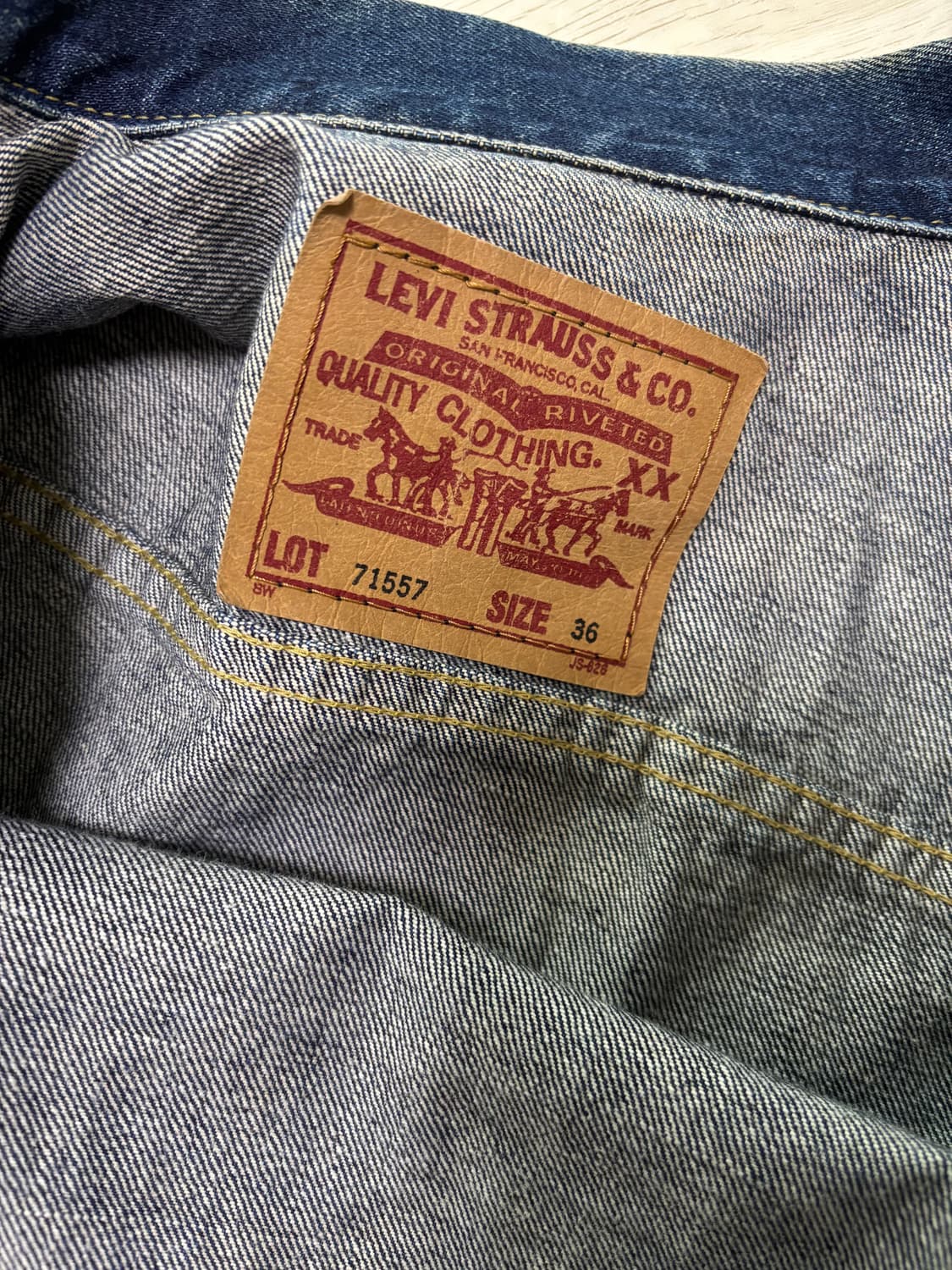 90's LEVI'S LVC 71557 - 36사이즈 상품이미지3