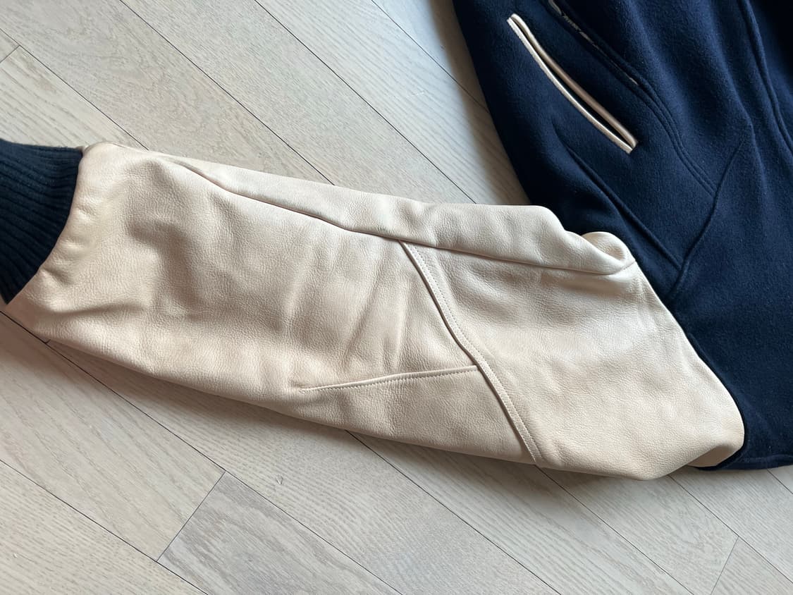 [L] XLIM EP.06 03 JACKET NAVY 바시티자켓 상품이미지3