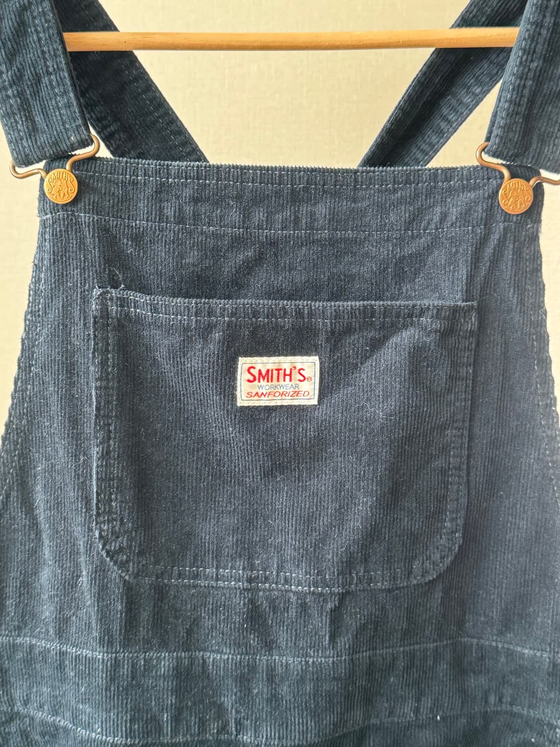 Smith's 여성 블랙 코듀로이 멜빵 여자 원피스 M 상품이미지7