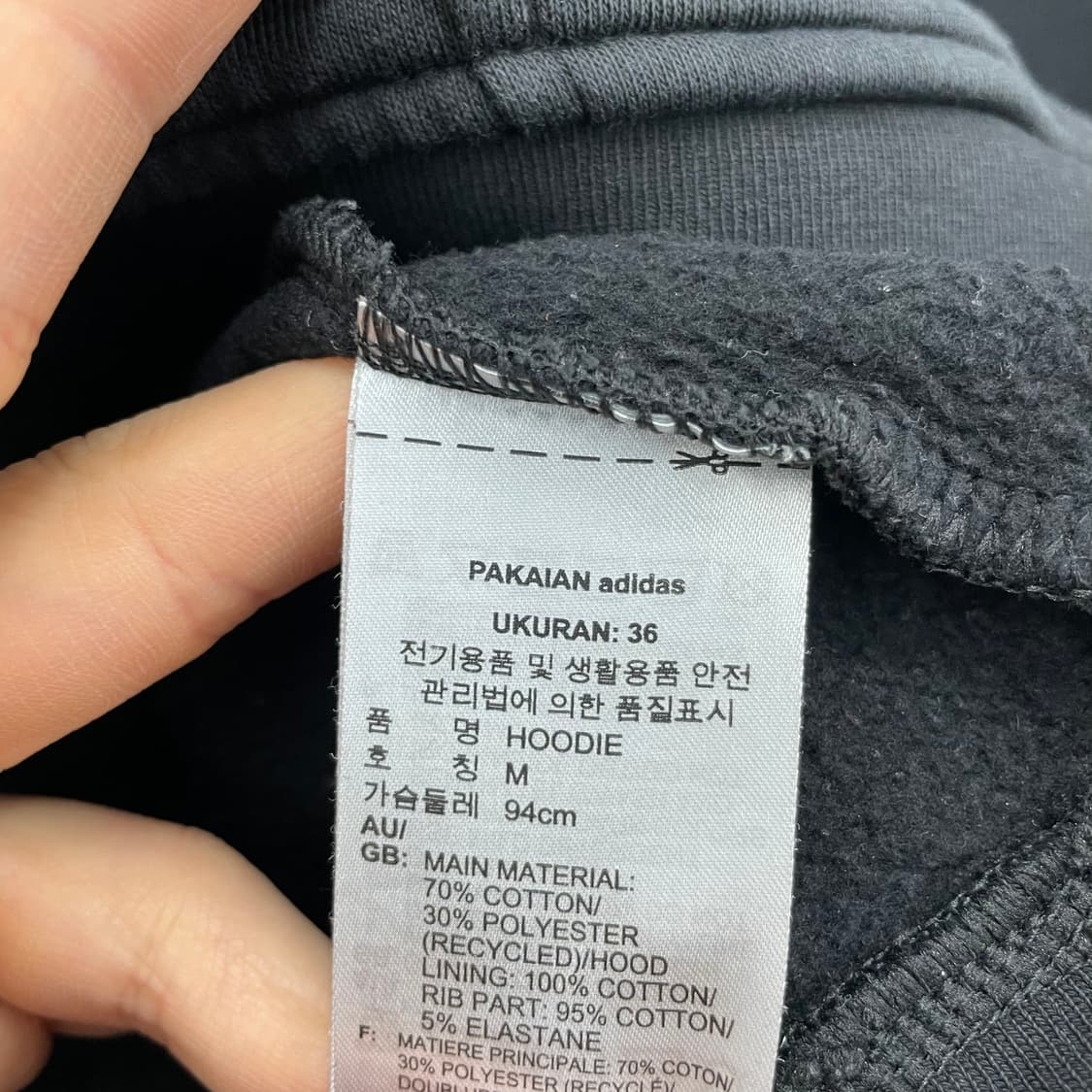 95 아디다스 여자 루즈핏 후드티 상품이미지4