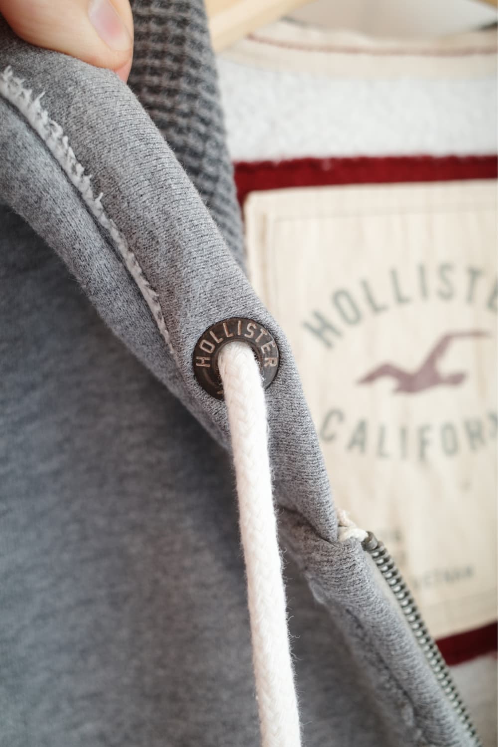 HOLLISTER 홀리스터 레터링 자수 후디 상품이미지4