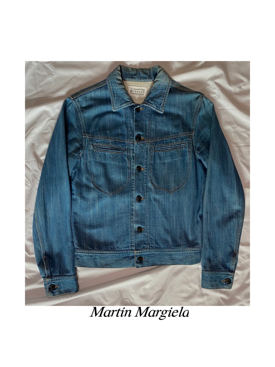 마틴 마르지엘라 04ss 슬럽 데님 자켓 청자켓 아카이브 아티저널 상품이미지1