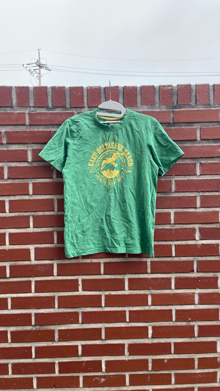 델타샌드 비치 반팔 티셔츠 그린 상품이미지1