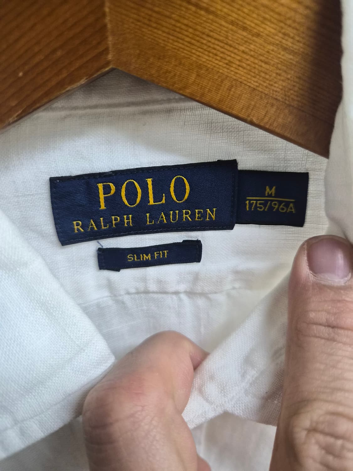 M) 폴로 랄프로렌 린넨 드레스셔츠 팝니다 상품이미지4