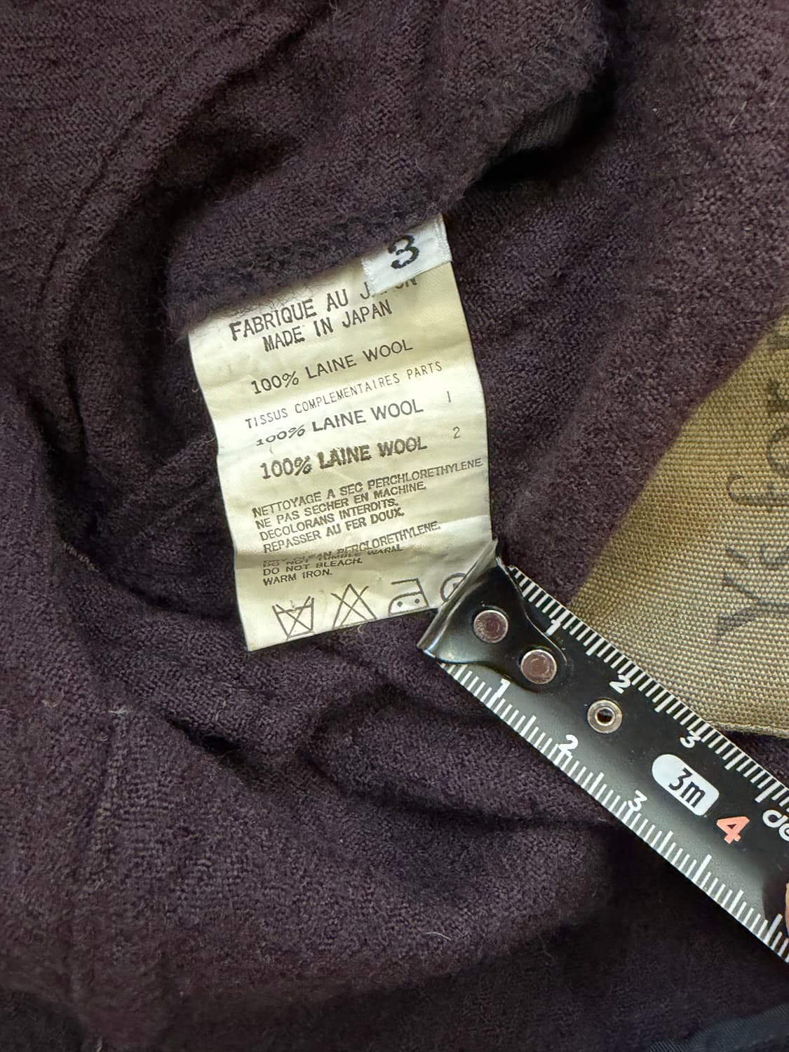 요지 야마모토 × 와이지 포맨 비대칭 패치워크 블레이저 상품이미지5