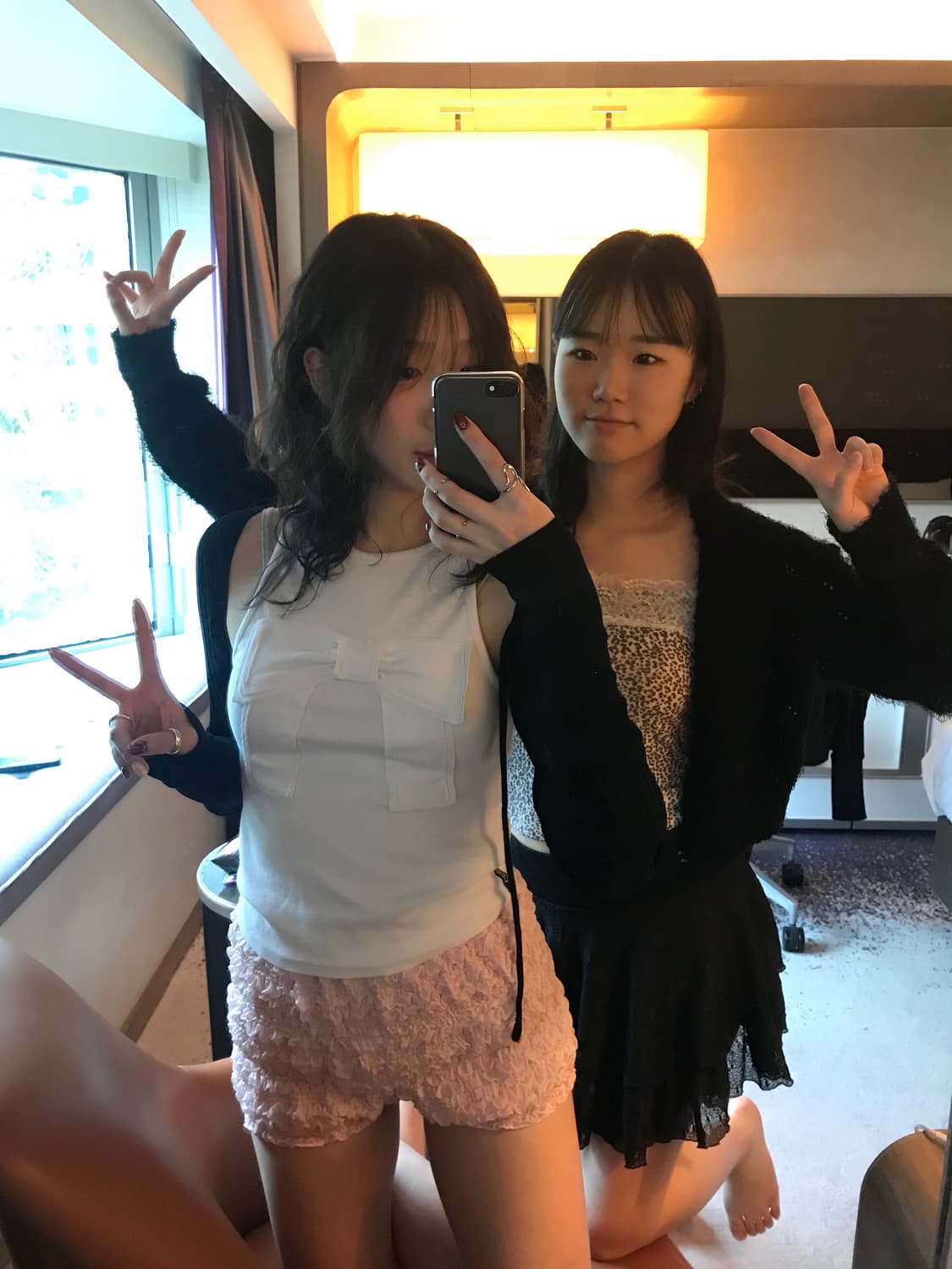 크랭크 링클 마이크로 쇼츠_핑크 상품이미지4