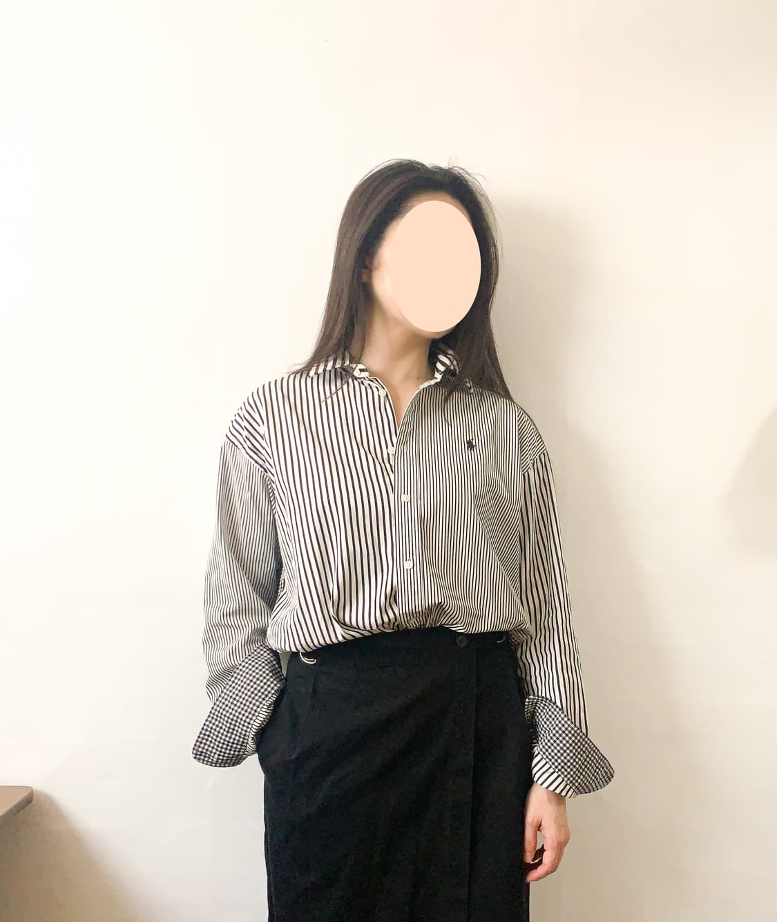 [US6] 폴로 랄프로렌 스트라이프 패치워크 셔츠  상품이미지7