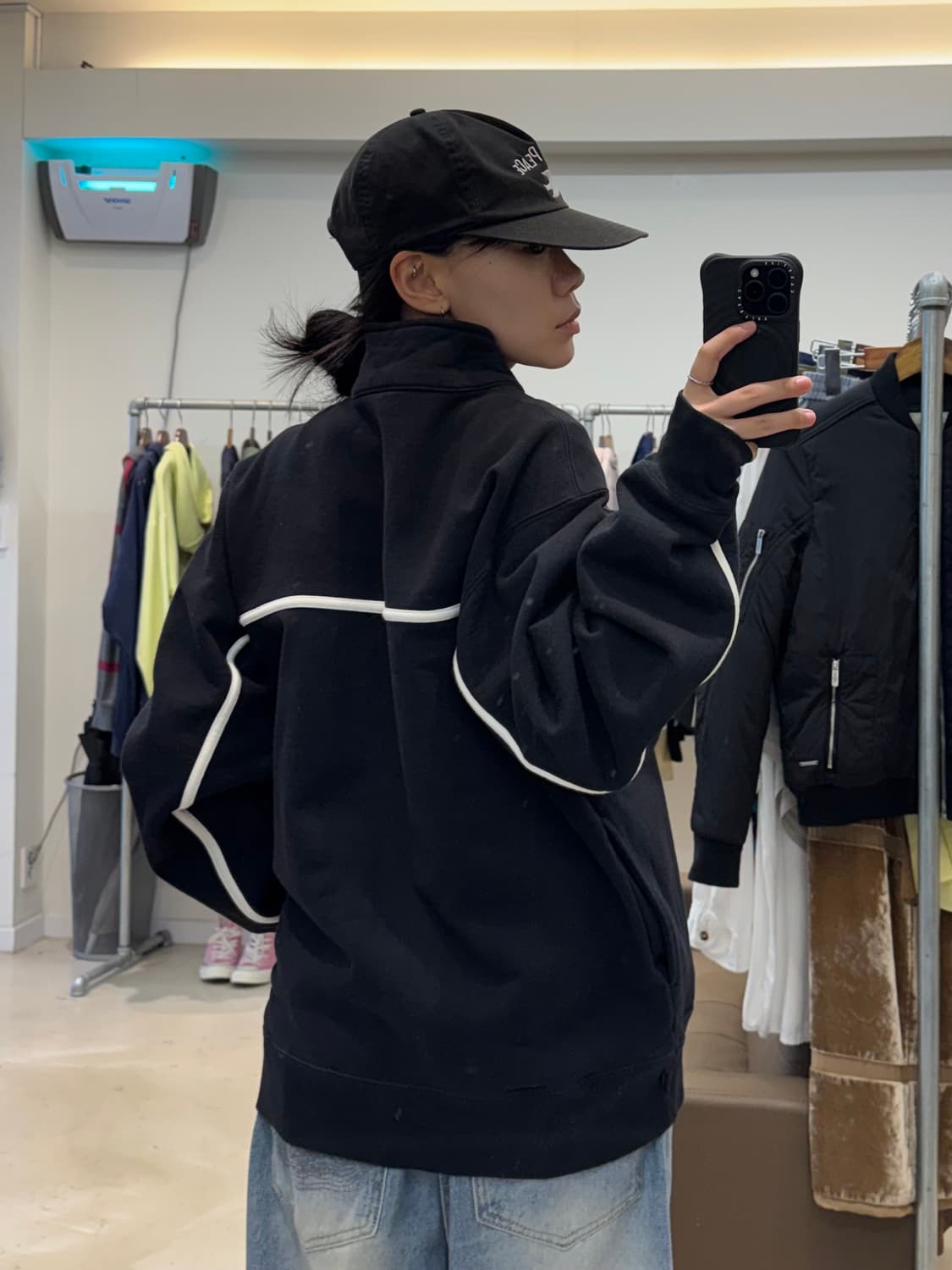 17fw 슈프림 투톤 하프 집업 스웻셔츠 상품이미지7