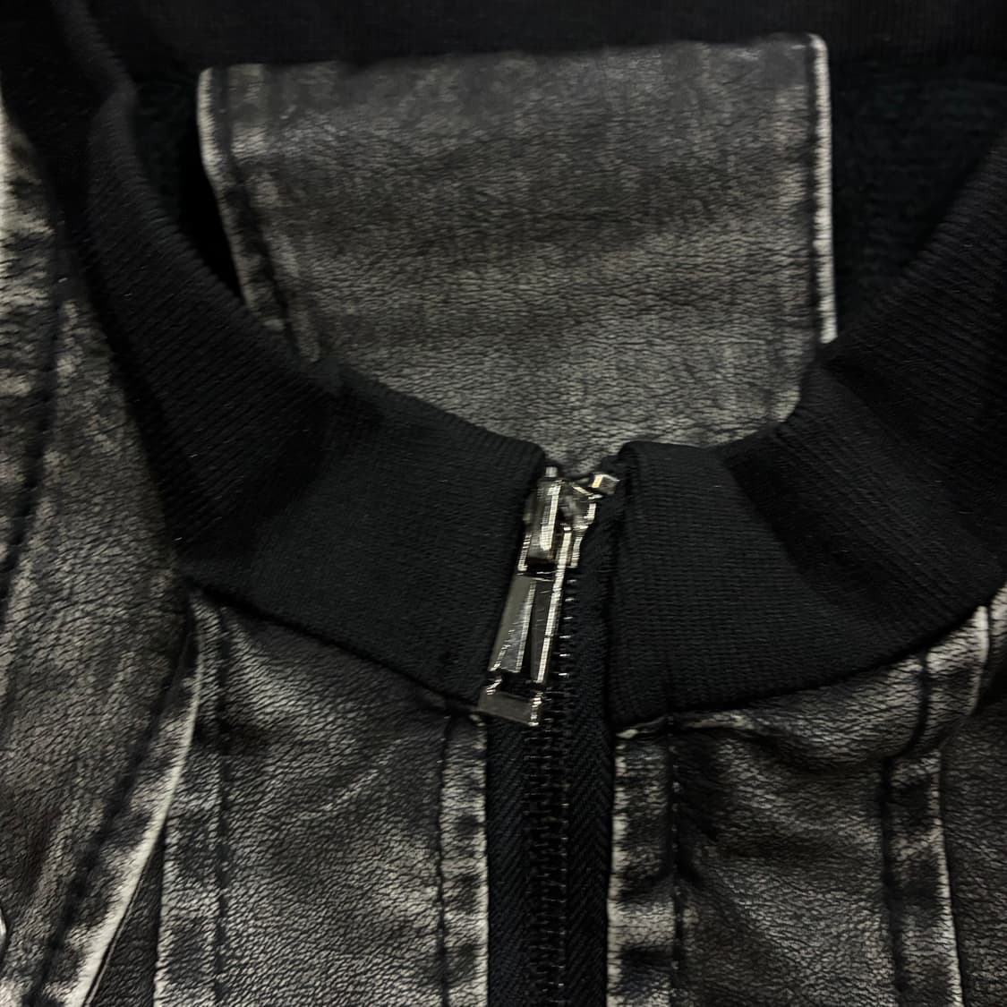 Vtg y2k 레더 자켓 95 상품이미지2