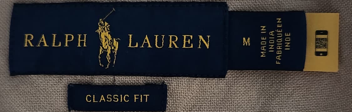 폴로랄프로렌 신형 클래식핏 가먼트 옥스포드 셔츠 M  (95-100) 상품이미지4