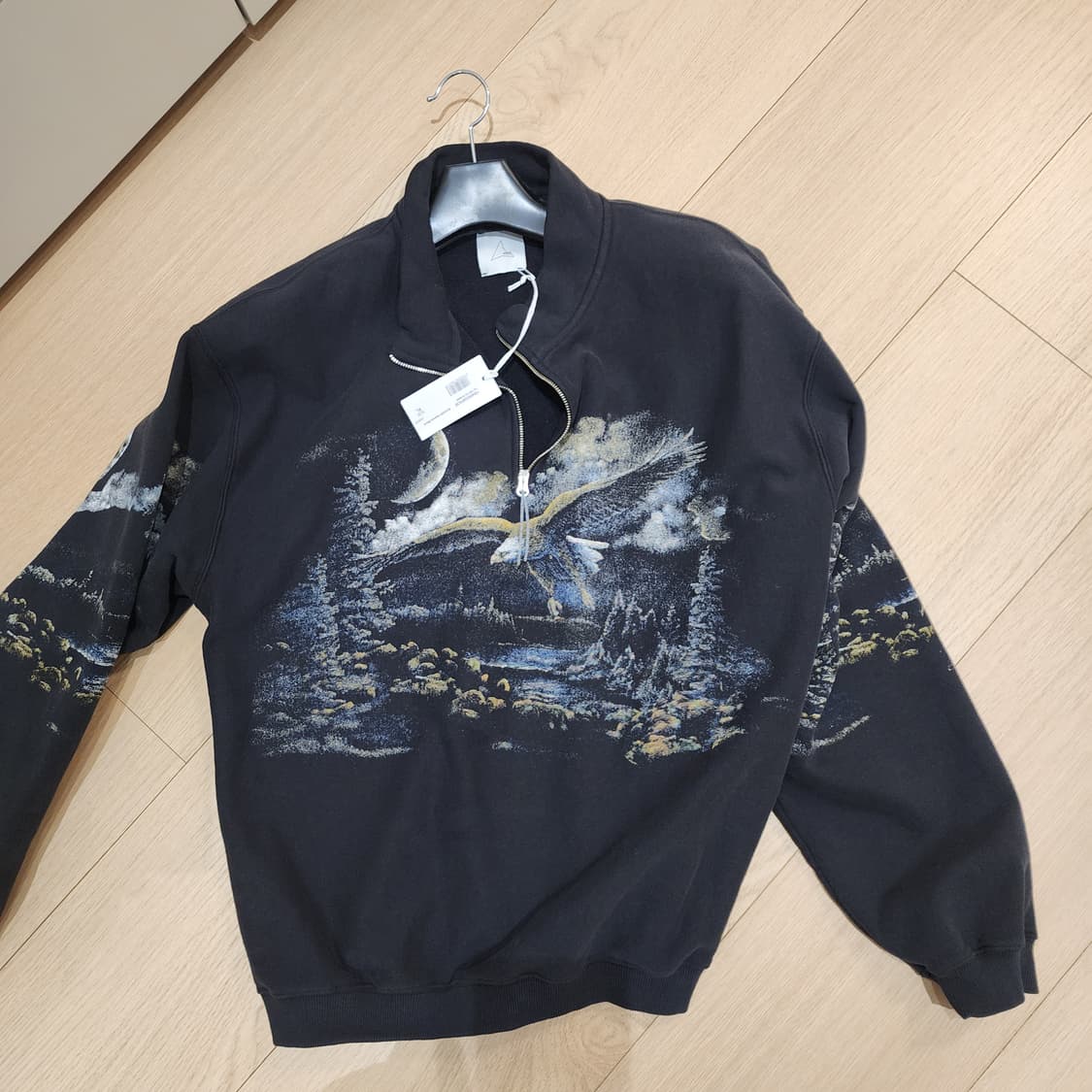 ROA 26SS EAGLE HALF ZIP SWEATSHIRT XL 상품이미지7