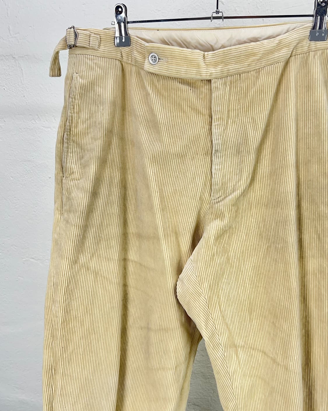 헤리티지 플로스 아이보리 골덴 코듀로이 트라우저 팬츠 상품이미지2