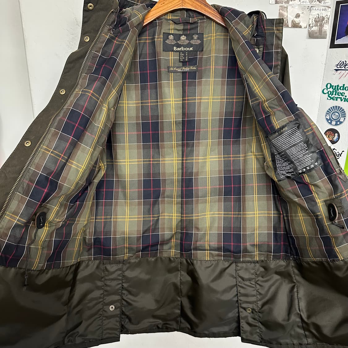 바버 더람 왁스자켓 ‘올리브’ 상품이미지6