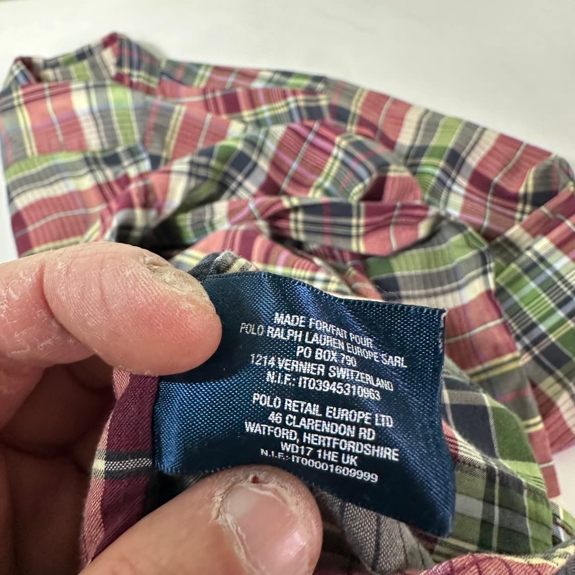 M 95 폴로 랄프로렌 멀티체크 포니로고 써머코튼 셔츠 남방 상품이미지5