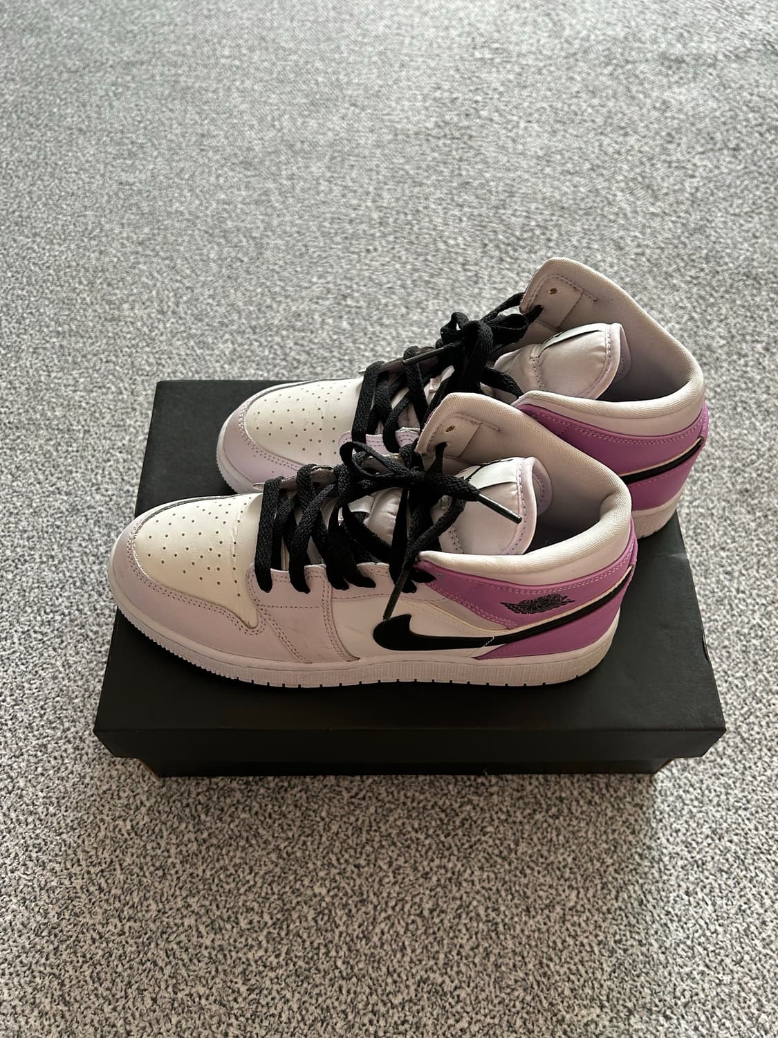 나이키 에어 조던 1 미드 (GS) Barely Grape 245(6.5 상품이미지2
