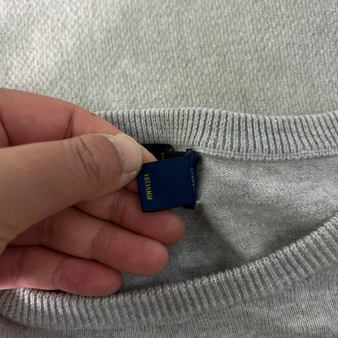 100 폴로랄프로렌 캐시미어 라운드넥 니트  상품이미지4