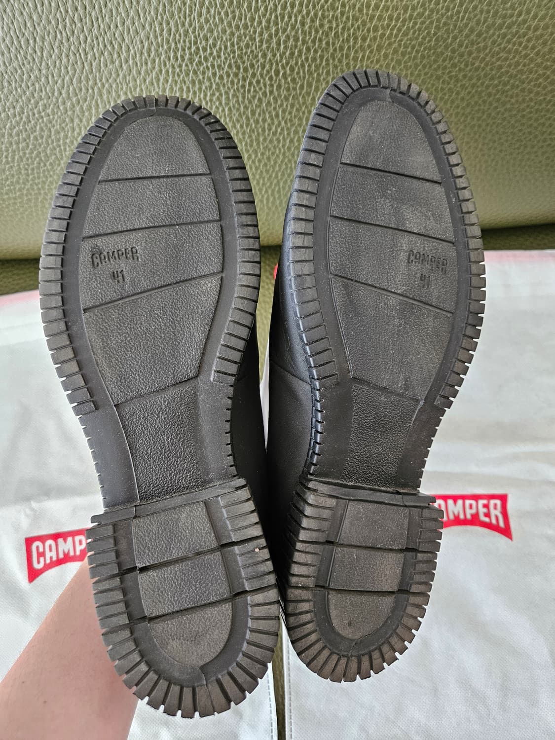 Camper Pix 블랙&화이트 더비 상품이미지4