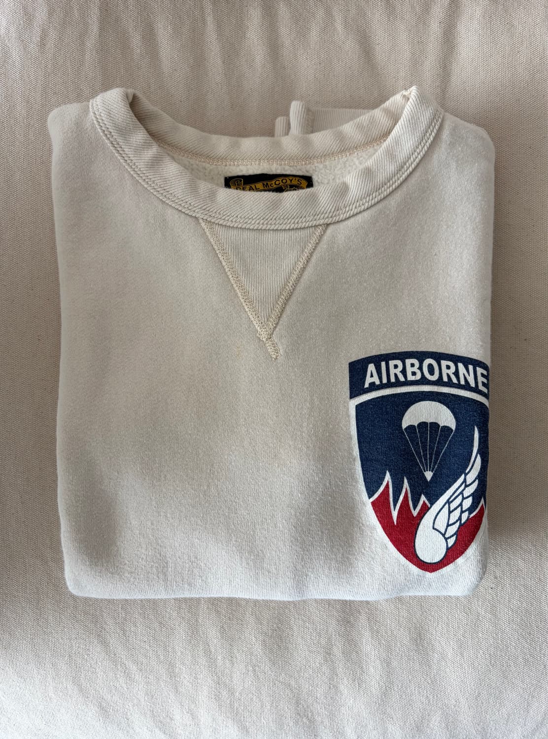 The Real McCoy's AIRBORNE 맨투맨 상품이미지1