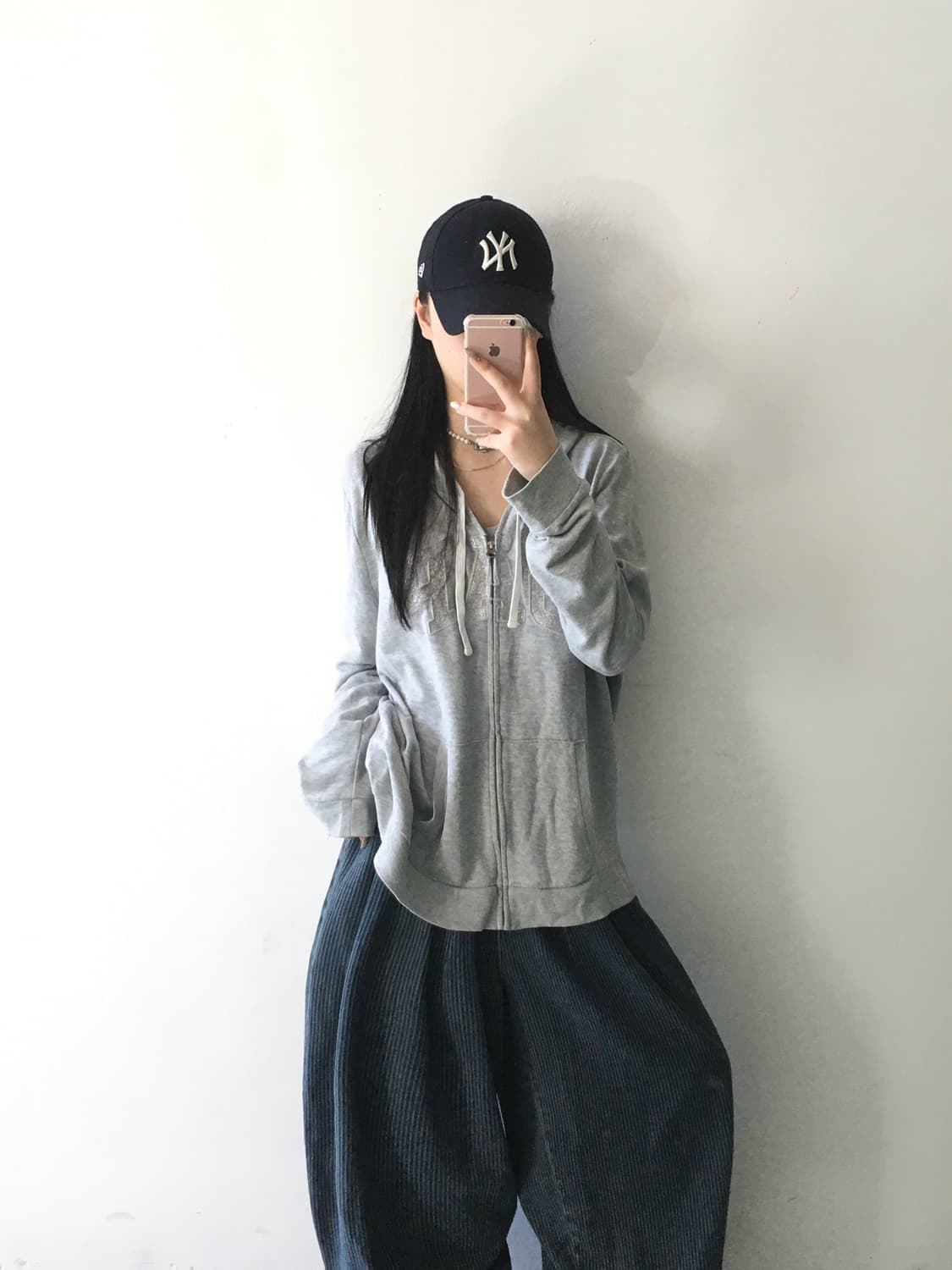 갭 빅로고 후드집업 상품이미지2