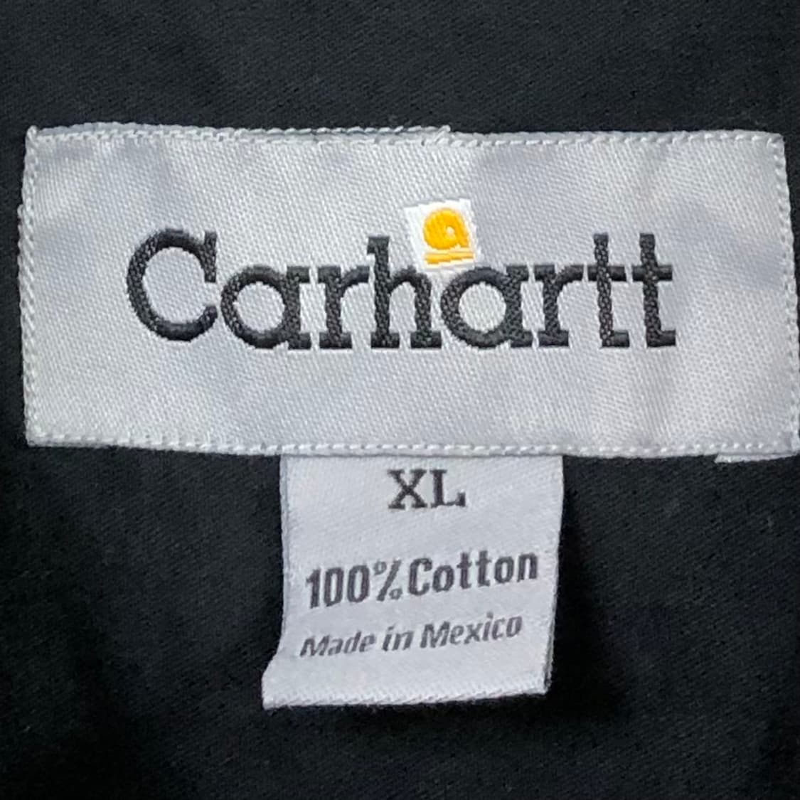 XL 칼하트 블랙 워크 셔츠 상품이미지3