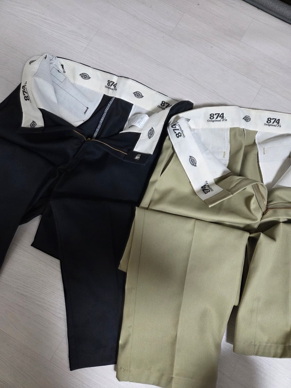 딕키즈 874 34x32 블랙 베이지 일괄 판매 상품이미지1