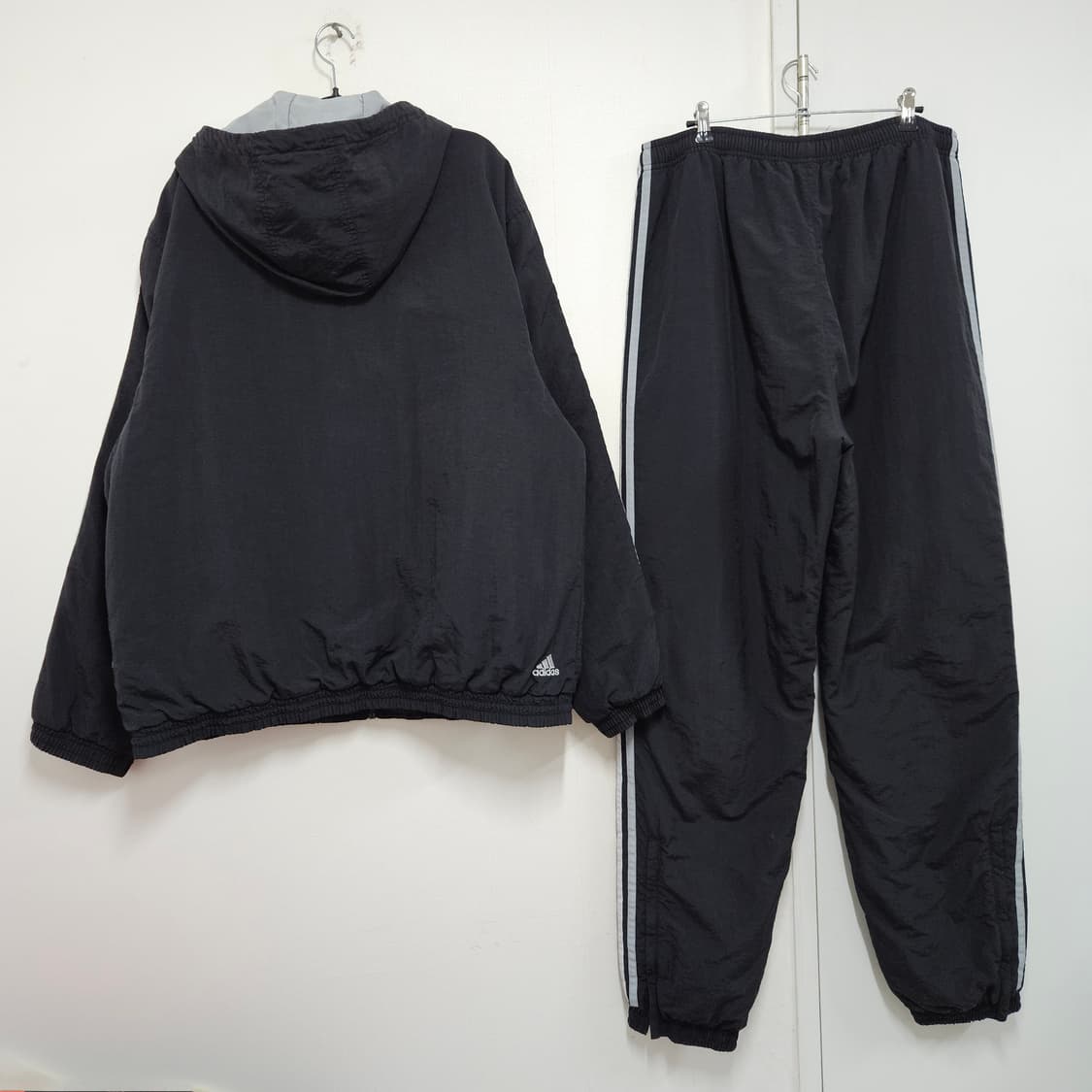 아디다스 빈티지 상하의 누빔자켓 조거팬츠 세트 XL 상품이미지2