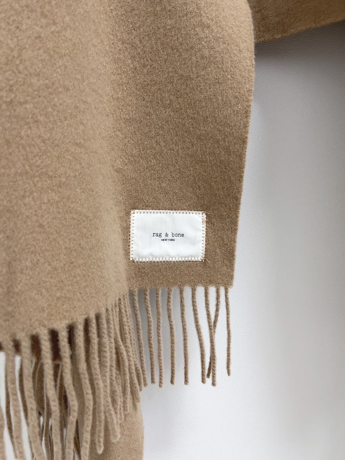 랙앤본 울 프린지 숄 베스트 상품이미지4