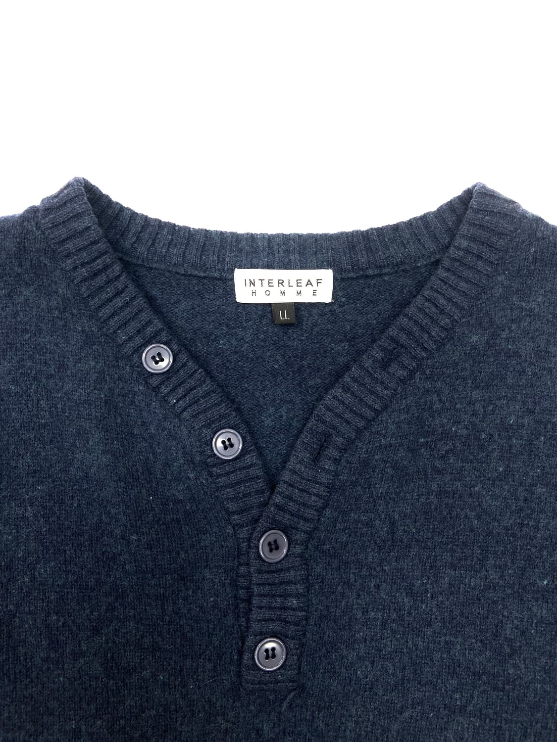 JPN Blue henry neck knit 상품이미지5