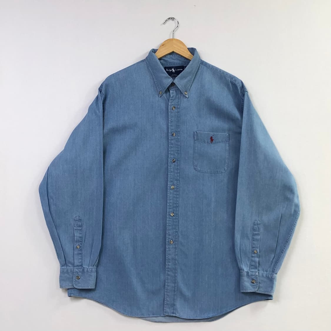 Xxl 폴로 데님 셔츠 상품이미지2