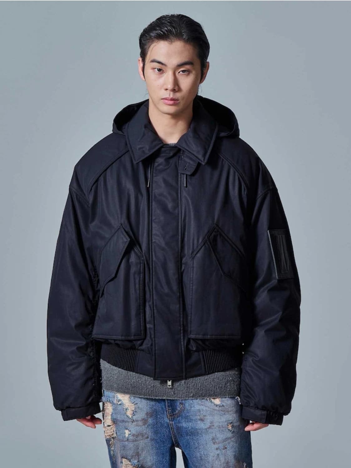 [48] 준지 24fw 189 스탠칼라 다운점퍼 블랙 팝니다 상품이미지2