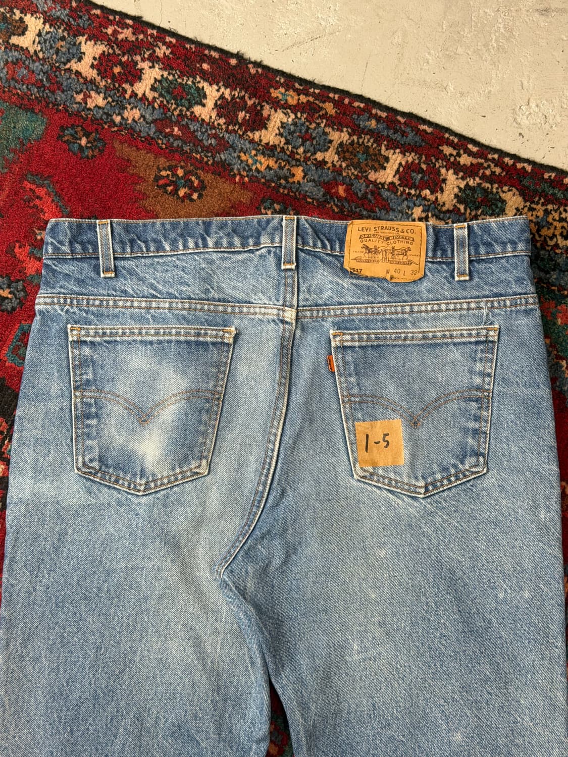 90's USA 빈티지 리바이스 517 오렌지탭 부츠컷 상품이미지6