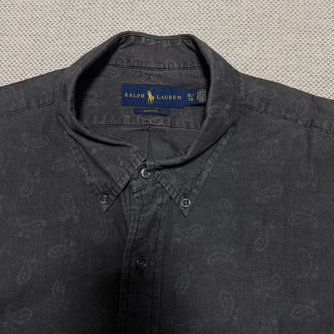 폴로 랄프로렌 슬림 핏 패턴 셔츠 상품이미지2