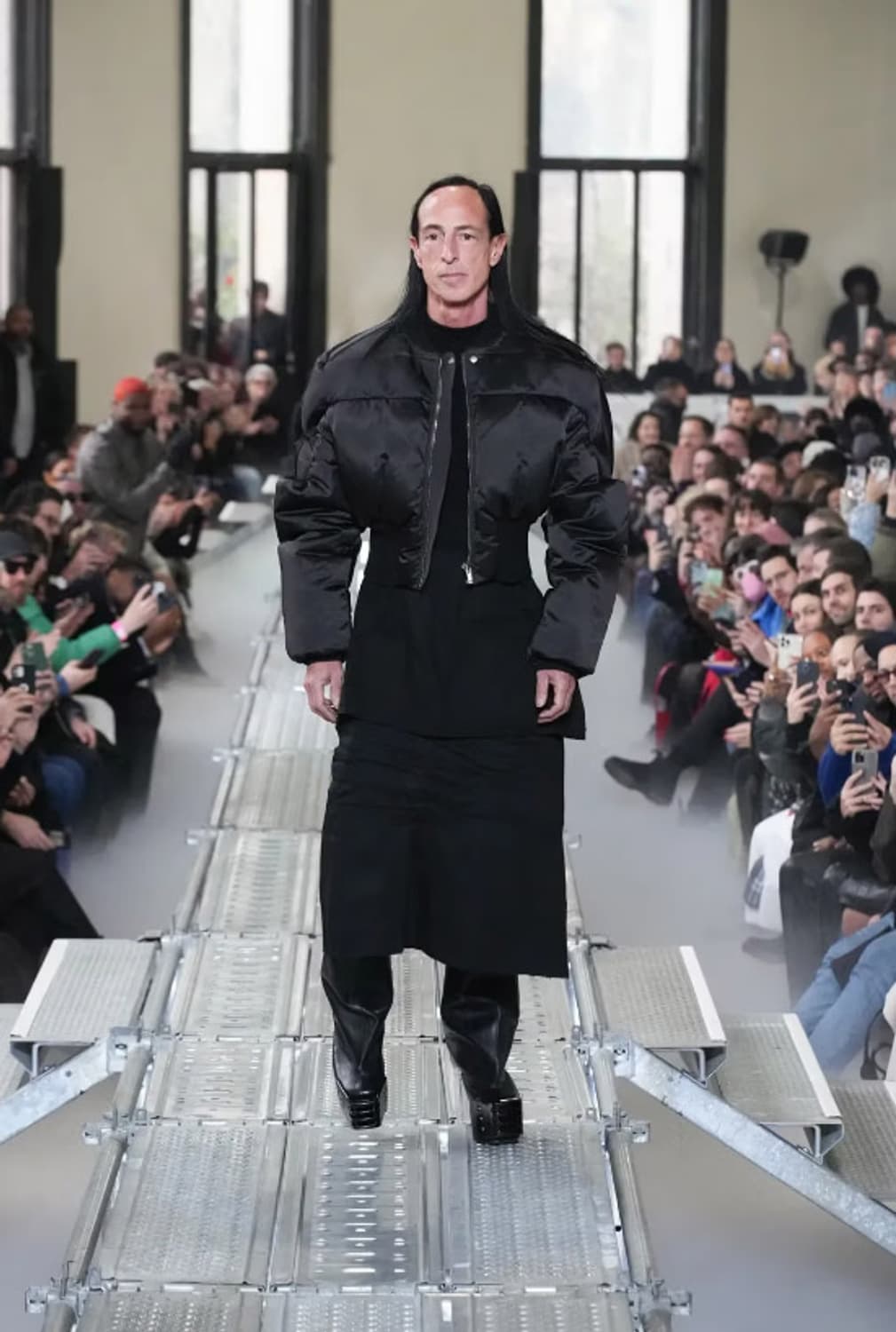 릭오웬스 룩소르 디스트레스드 데님 스커트 상품이미지1