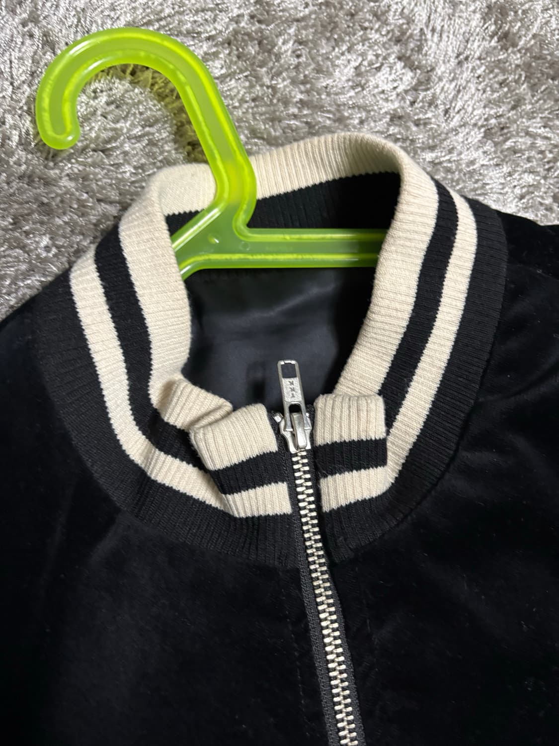 유스 벨벳 트랙자켓 급처! 상품이미지5