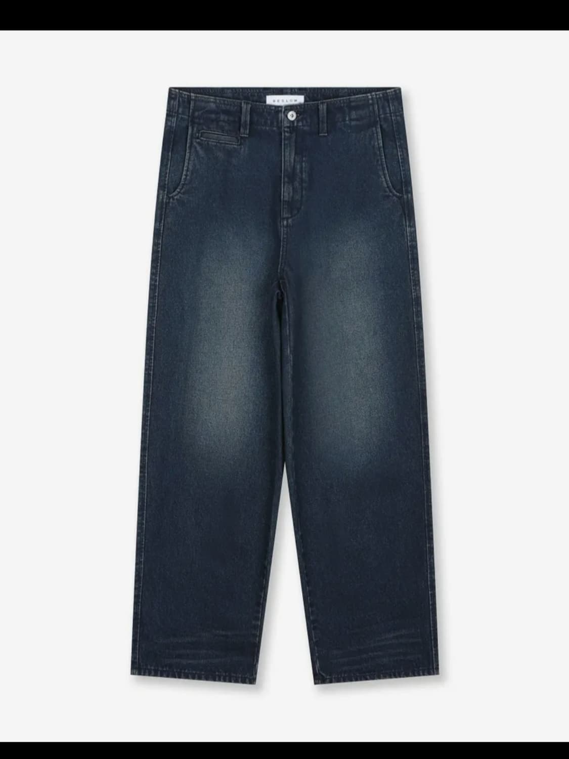 Vintage washed chino denim pants indigo 상품이미지1