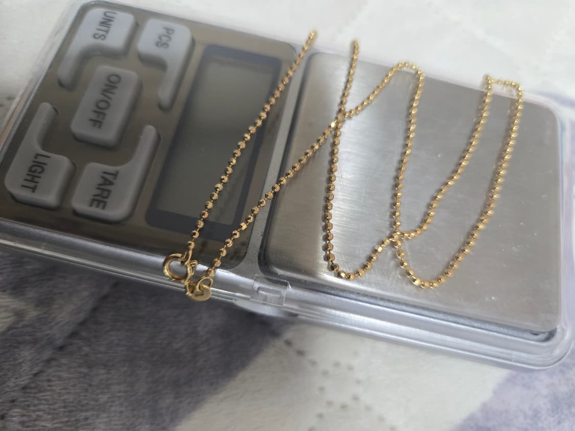 18k 볼 목걸이 41,5센티 상품이미지2