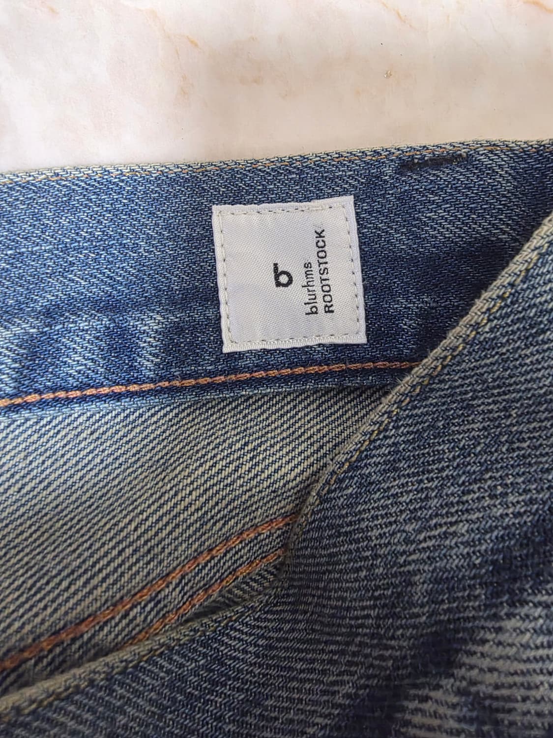블럼스 루트스탁 25ss 13.5oz 데님 와이드핏 4사이즈 상품이미지4