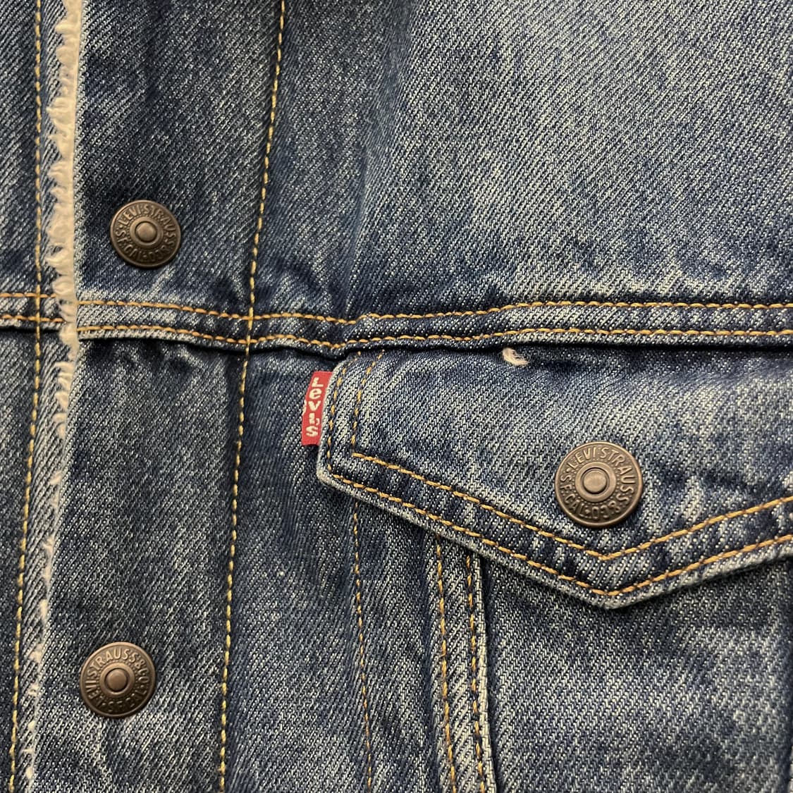 리바이스 타입 3 쉐르파 진청 데님 트러커 자켓 상품이미지5