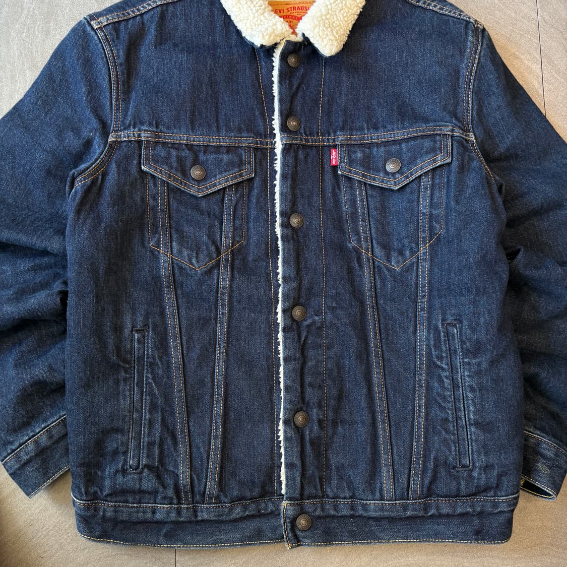 리바이스 정품 데님 쉐르파 자켓  상품이미지4