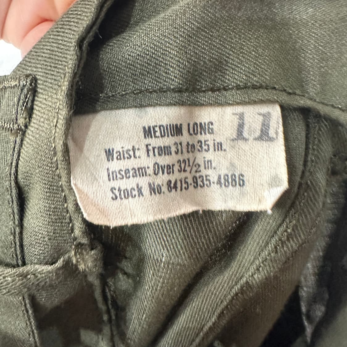 US ARMY TROUSERS 팬츠 31-35 상품이미지3