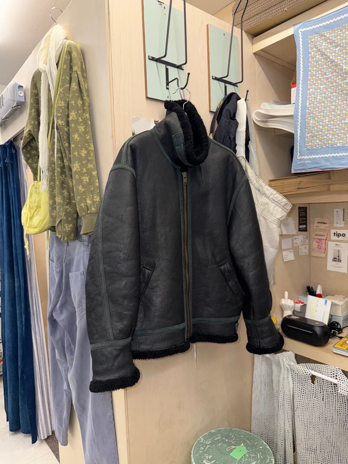 B-3 type sheep skin jacket 상품이미지1