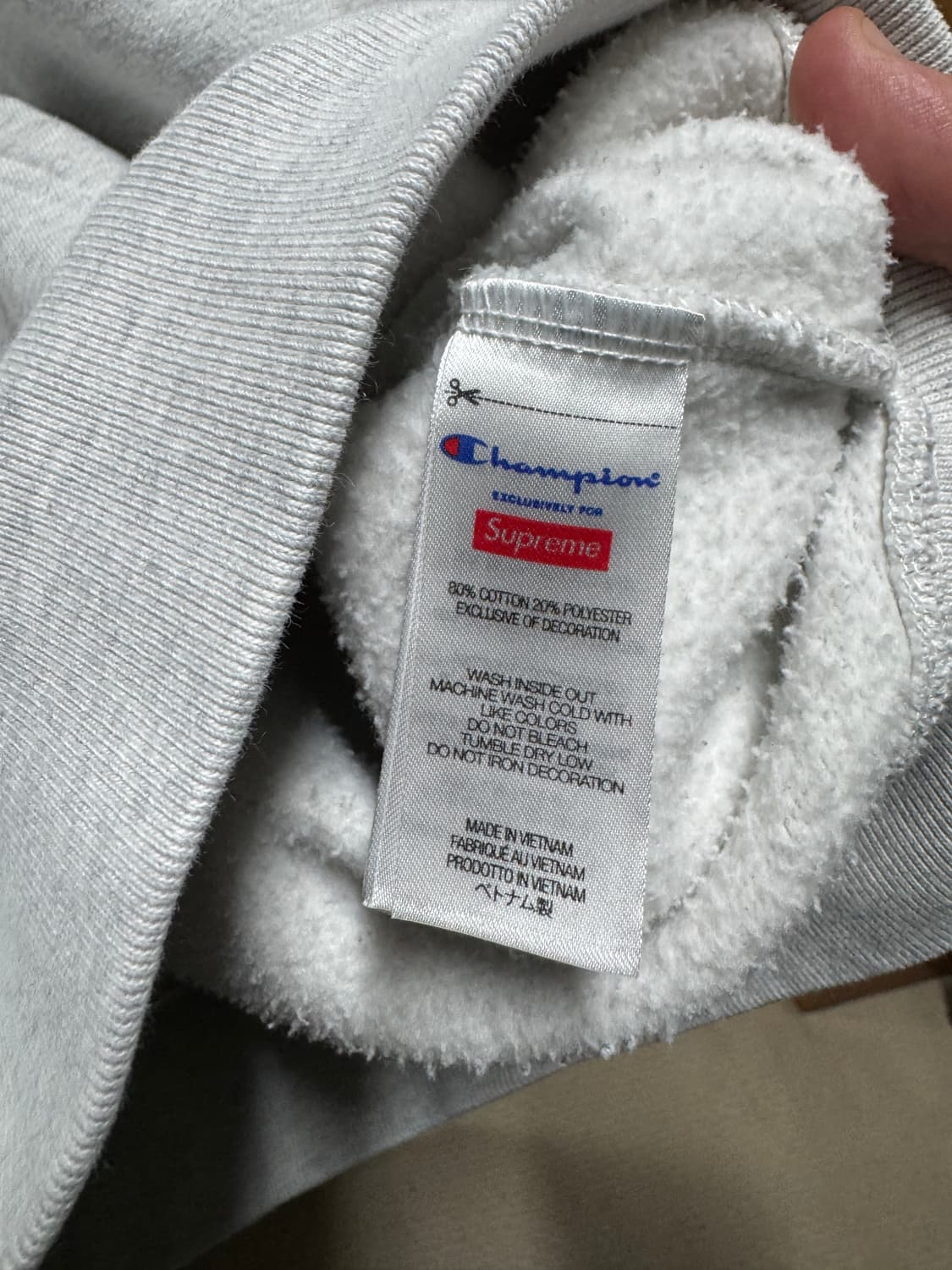 슈프림 챔피온 후드집업 XL 상품이미지5