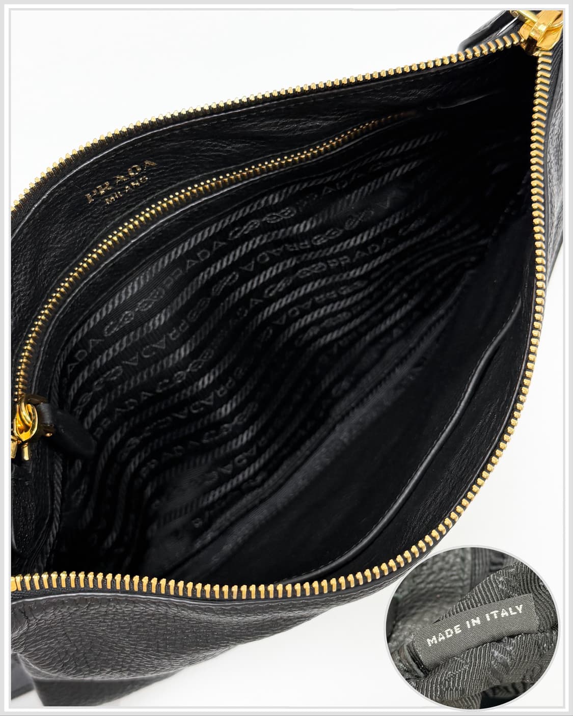 프라다 1BH050 비텔로 다이노 레더 크로스백 상품이미지8