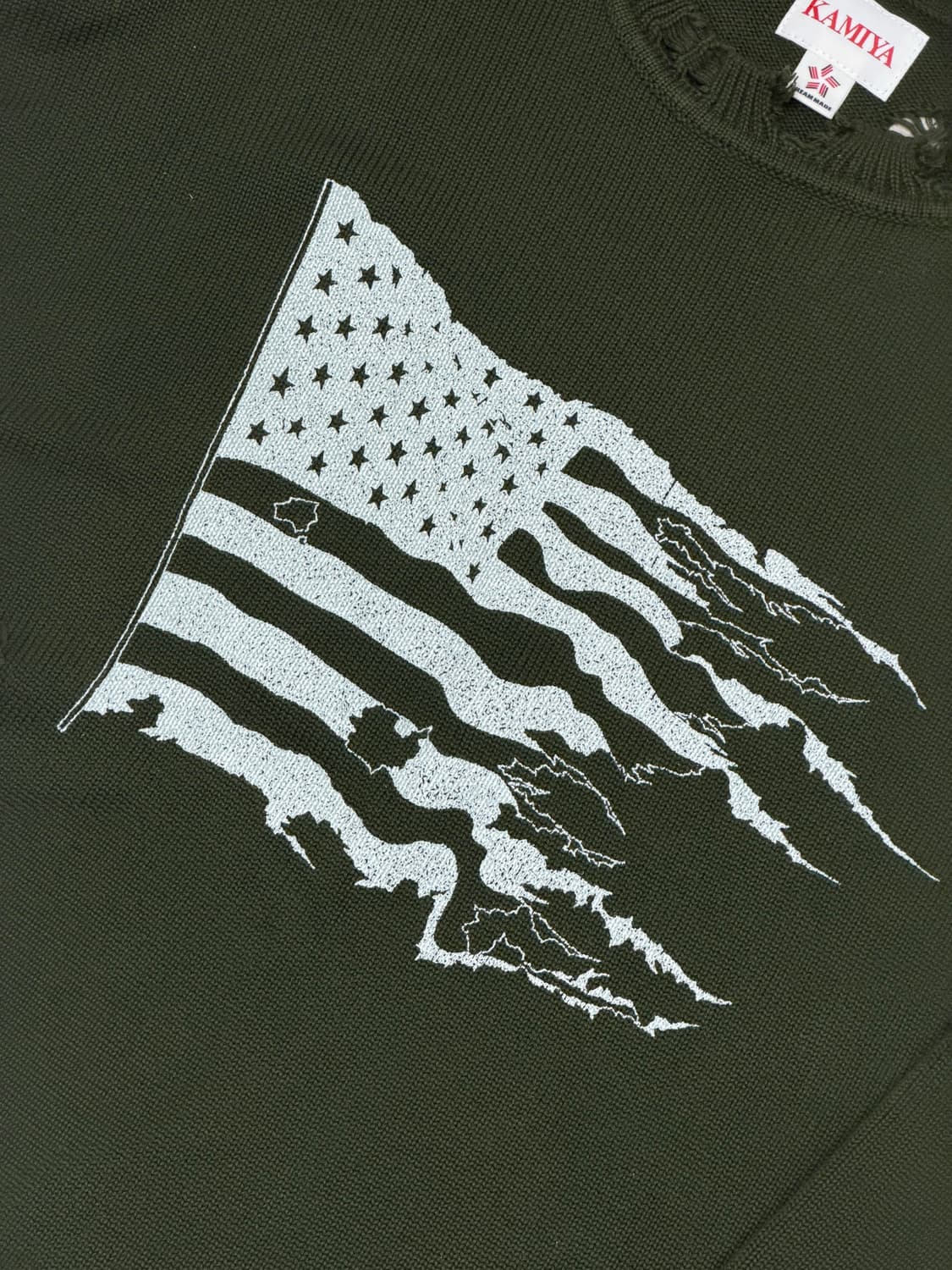 KAMIYA 카미야 디스트로이드 플래그 니트 상품이미지6