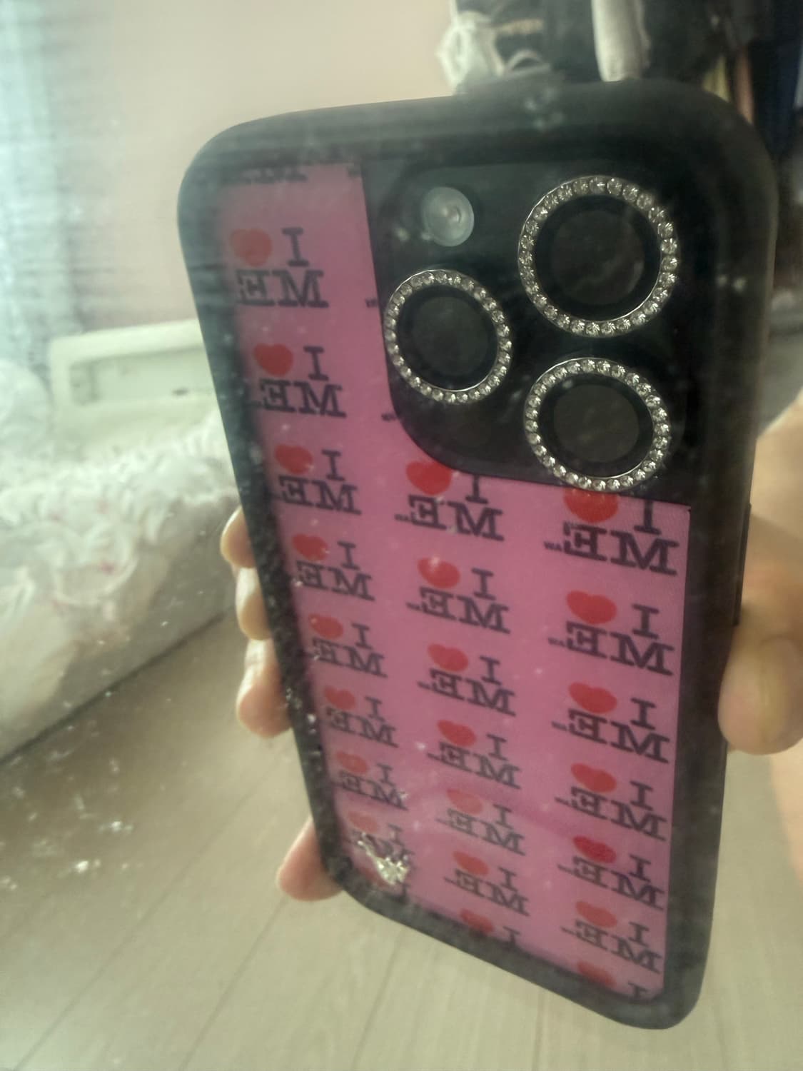 와일드플라워 16프로 아이러브미 케이스 상품이미지2