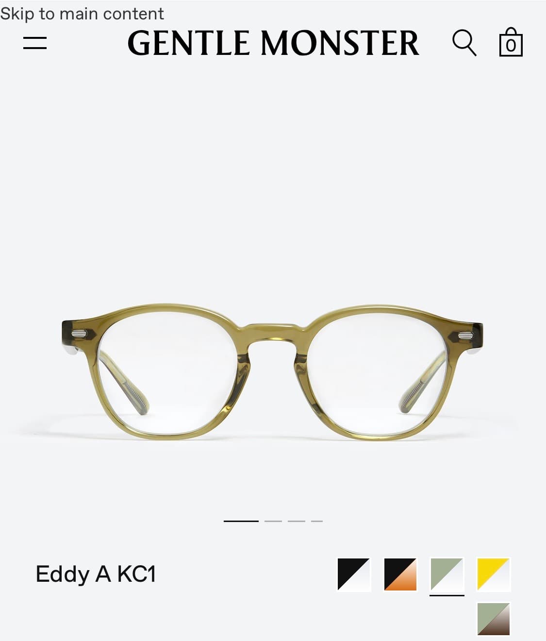 젠틀몬스터 EDDY A-KC1 Full box 상품이미지6