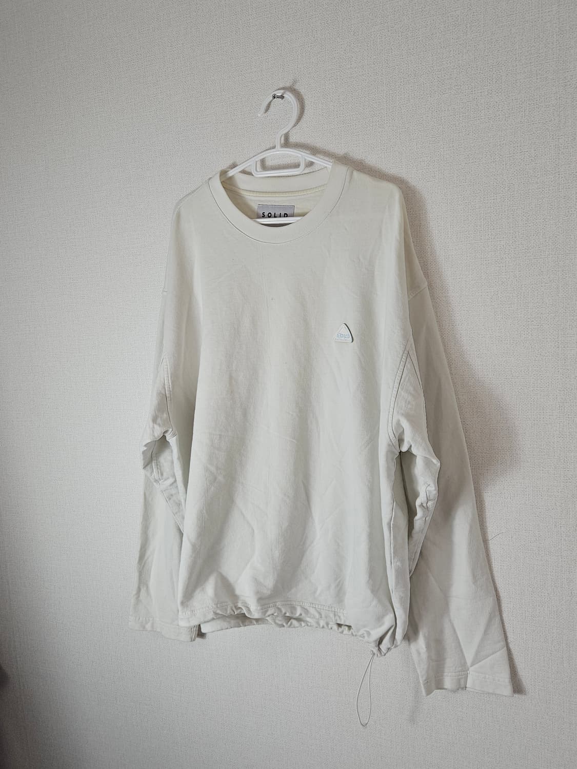 솔리드옴므 신형 가죽패치 스트링 롱슬리브 티셔츠 48 (100) 상품이미지1