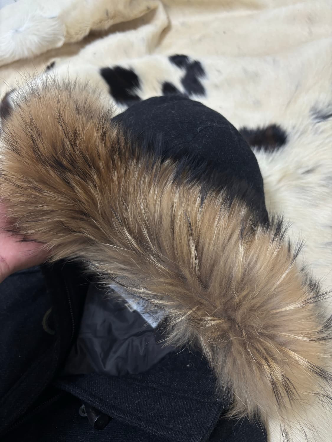 Raccoon Fur Minimal Mood Jacket 상품이미지4